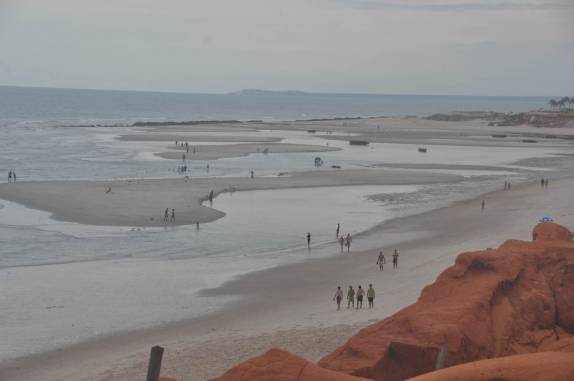 Maré baixa em Canoa Quebrada - CE